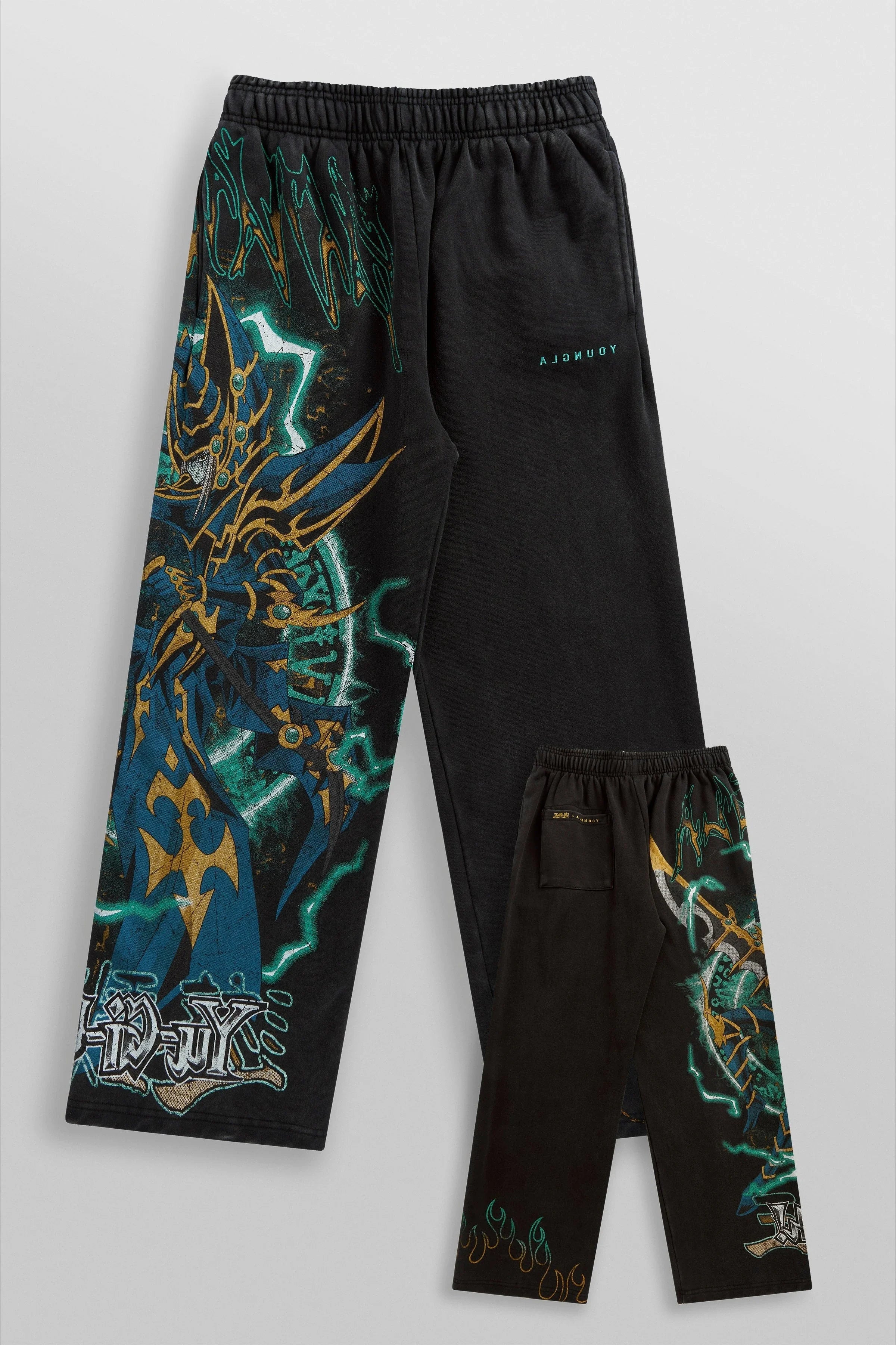 Yu-Gi-Oh Baggy Sweatpants Men Casual Pants Gym Trousers Y2k Pants Elastic Waist American Streetwear 2000s Joggings Men Clothing