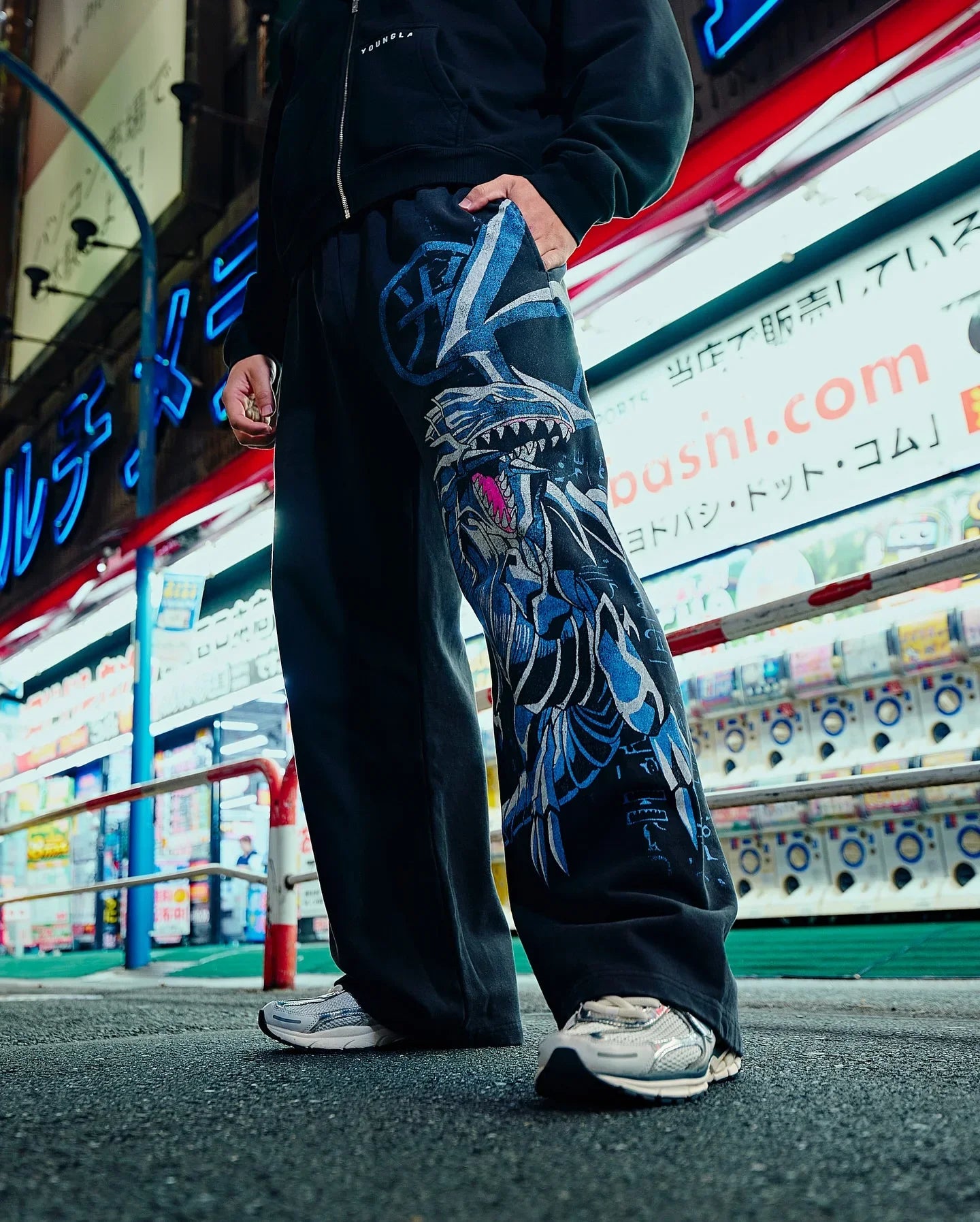 Yu-Gi-Oh Baggy Sweatpants Men Casual Pants Gym Trousers Y2k Pants Elastic Waist American Streetwear 2000s Joggings Men Clothing