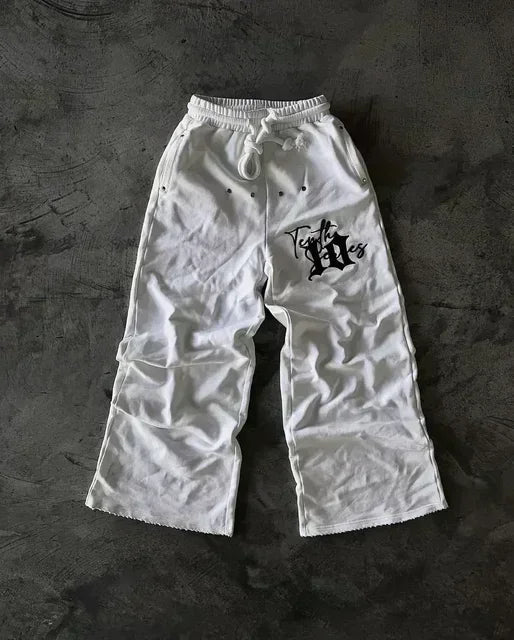 Yu-Gi-Oh Baggy Sweatpants Men Casual Pants Gym Trousers Y2k Pants Elastic Waist American Streetwear 2000s Joggings Men Clothing